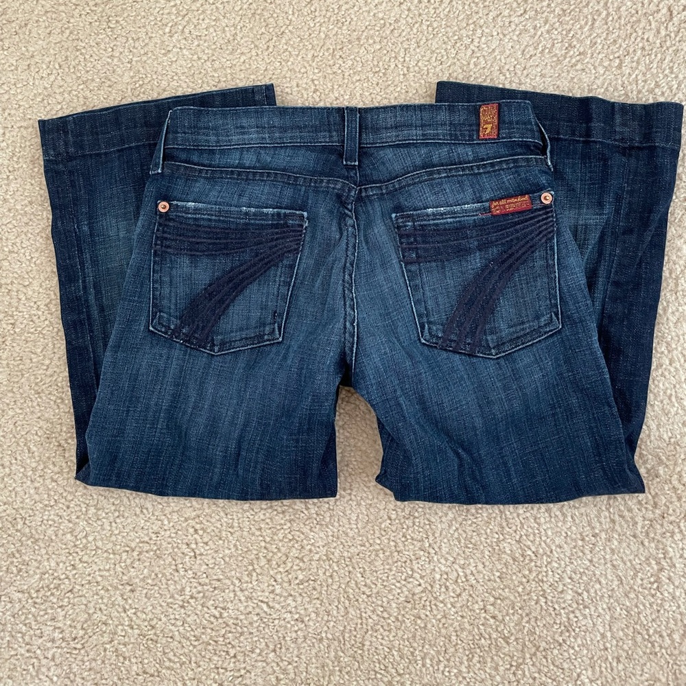 7 For All Mankind Dojo Crop Sz 25
